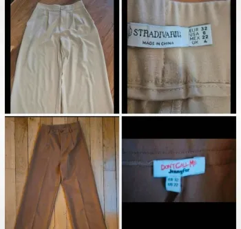 Lot de 2 pantalons stradivarius et jennyfer