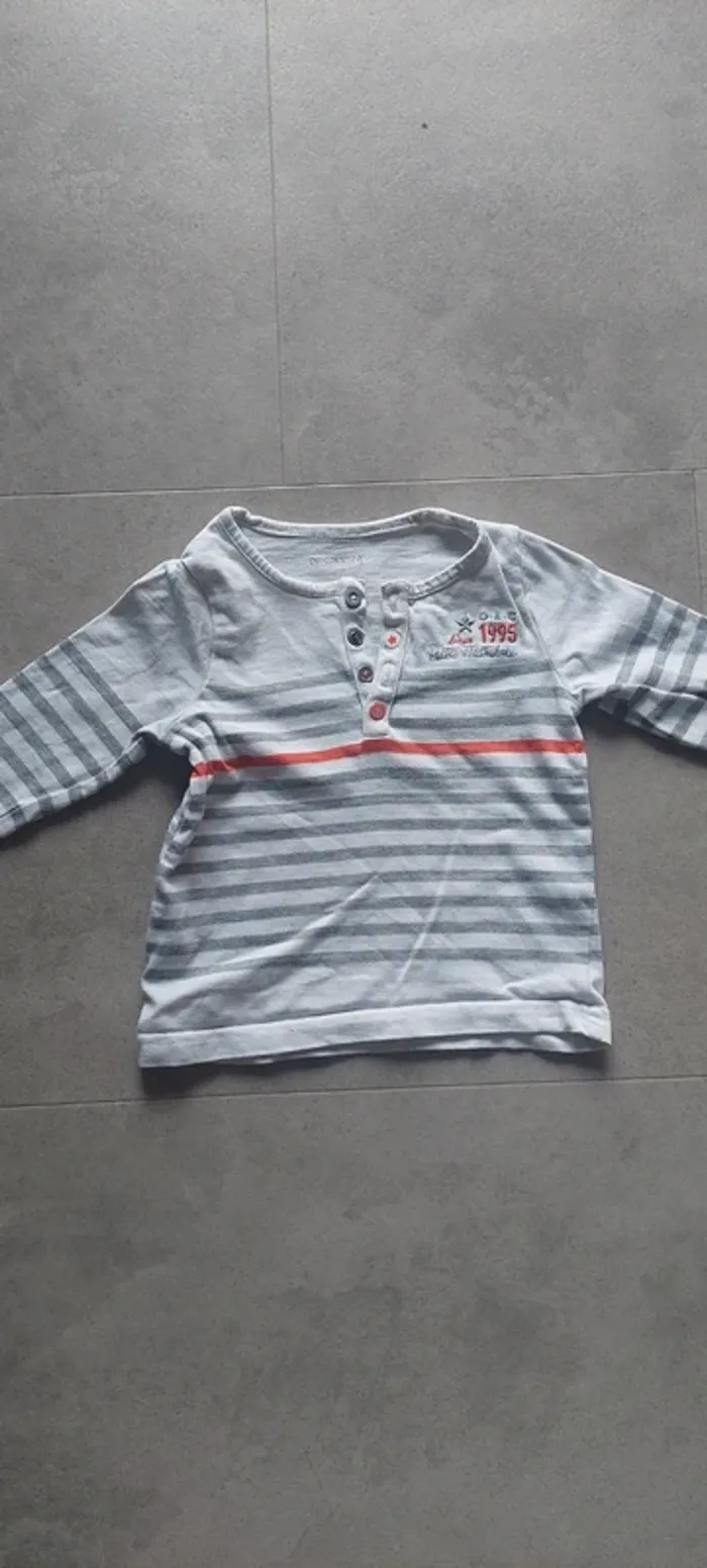Lot de 2 t shirt manches longues - photo numéro 2