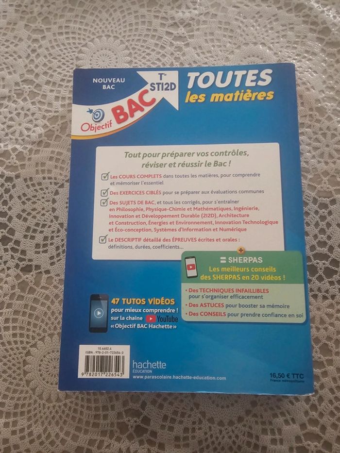 Livre Objectif bac : toutes les matières sti2d oral + ecrit terminale - photo numéro 10
