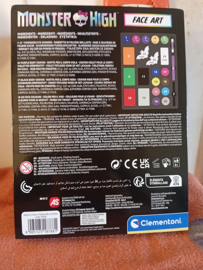 Monster High maquillage corps et visage neuf - photo numéro 2