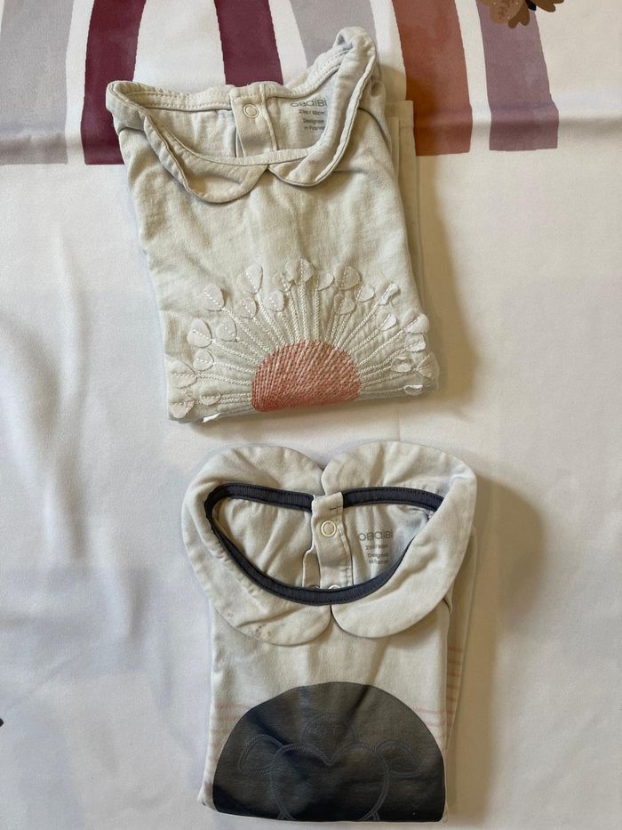 Lot de 2 t-shirts manches longues Obaïbi – Bébé fille 23 mois / 86 cm 🌸👶 - photo numéro 6