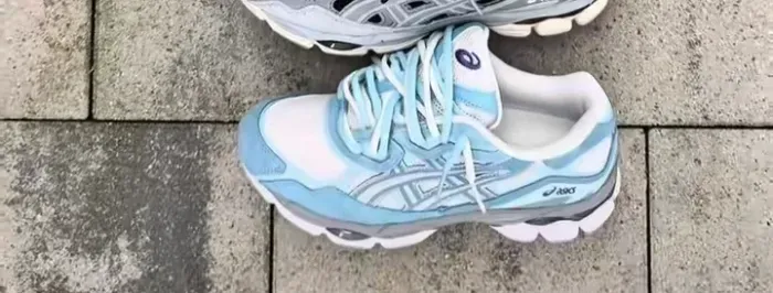 ASICS Gel-NYC 'Airy Blue Stone Wash' Taille 45 - photo numéro 3
