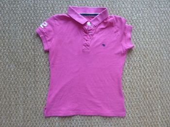 Polo rose Abercrombie 10 ans