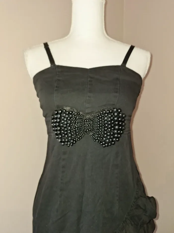 Robe t40 noire vintage année 2000 #F40L-073 - photo numéro 2
