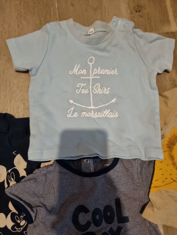 Lot de 4 t-shirt manches courtes 3 mois - photo numéro 4
