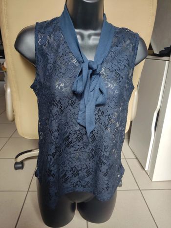 Haut sans manches transparent