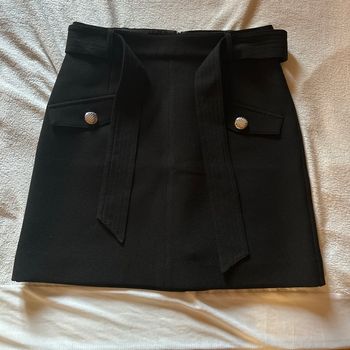 Jupe noire unis moulante