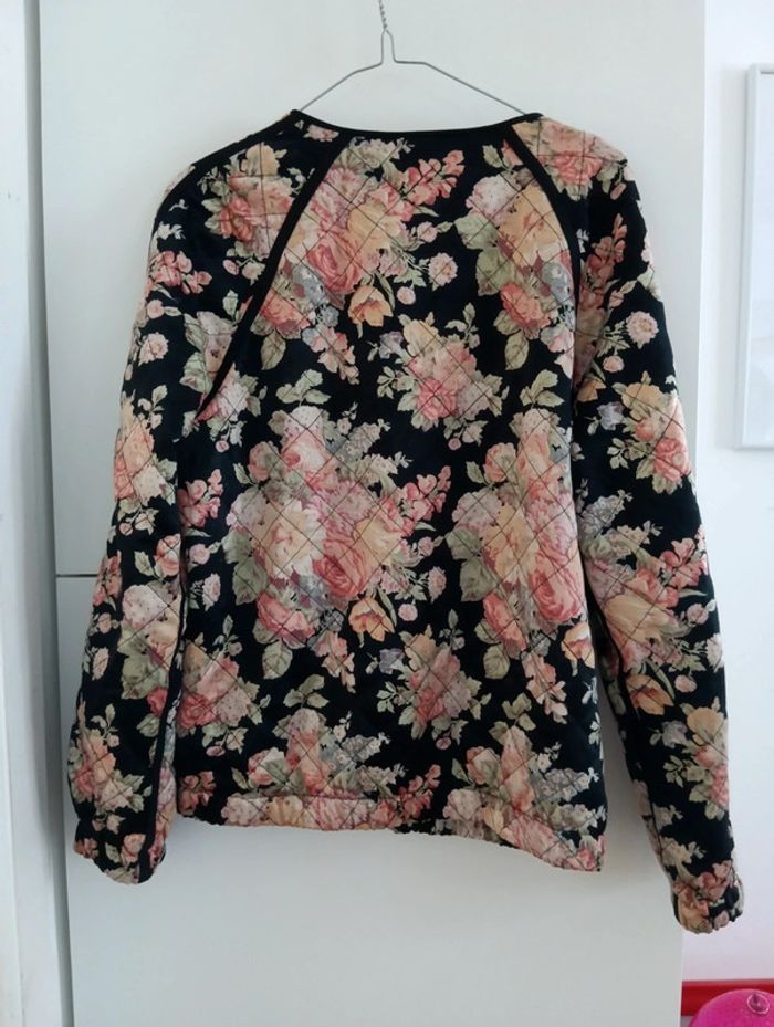 Veste matelassée à fleurs maison scotch taille 2 - photo numéro 5