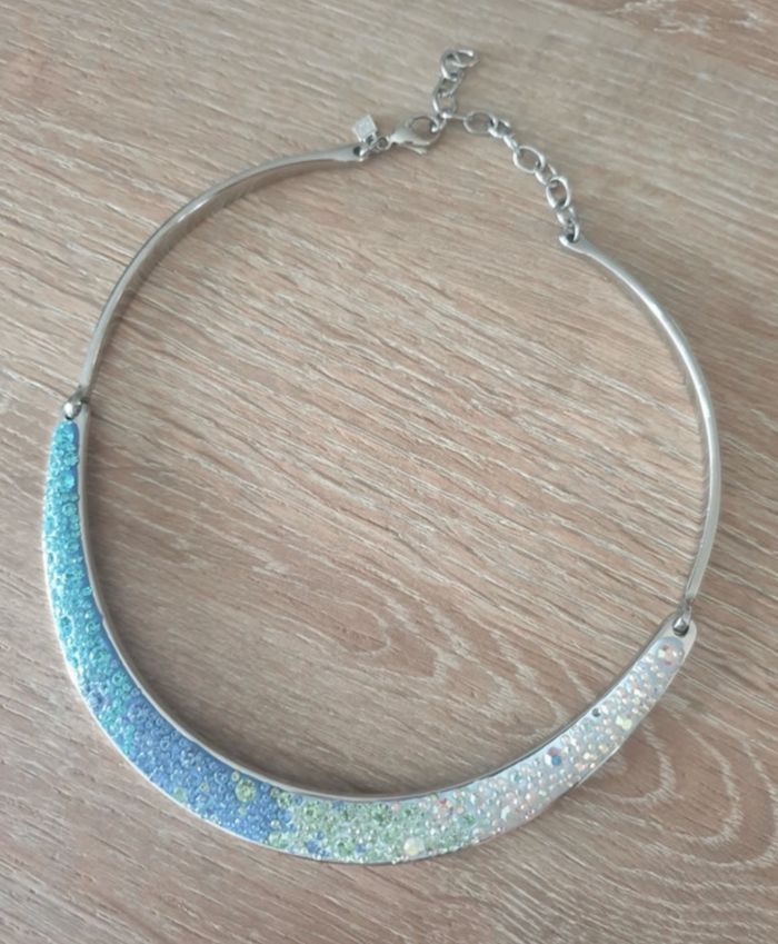 Collier acier inoxydable VICTORIA (valeur 119€) Long 42+5cm - NEUF - photo numéro 2