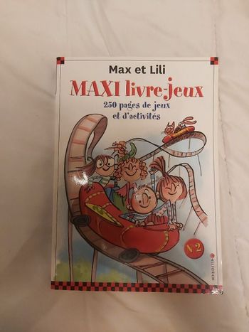Maxi livre-jeux de MAX et LILI
