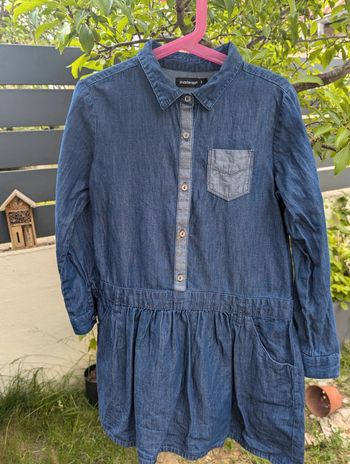 Robe légère en jean 8 ans