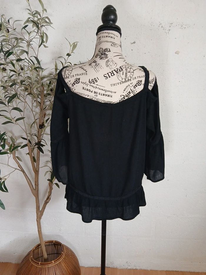 Blouse bohème épaules dénudées – Taille M Jennyfer- Très bon etat - photo numéro 6