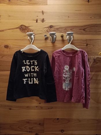 2 sweats Love my tee 7/8 ans