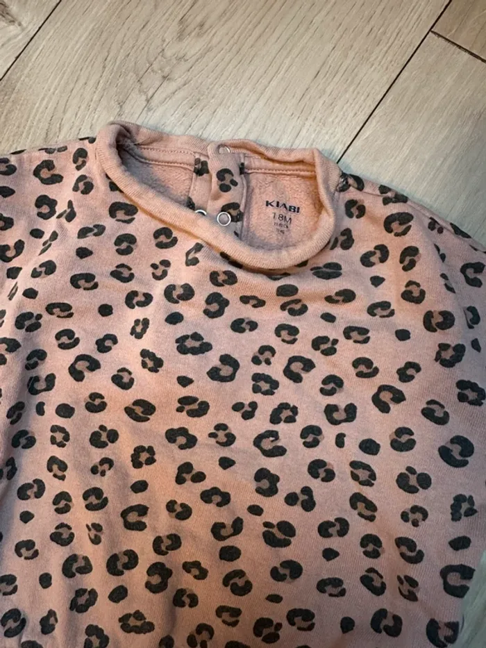 Sweat leopard Kiabi fille 18 mois - photo numéro 3