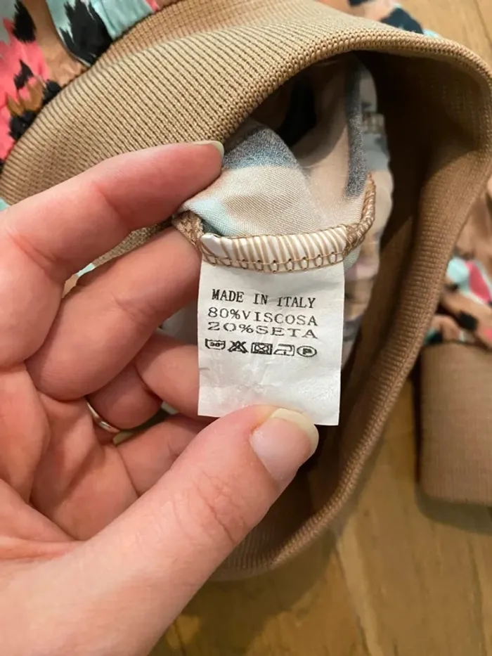 Veste légère motif animalier multicolor Senes taille XL - photo numéro 6