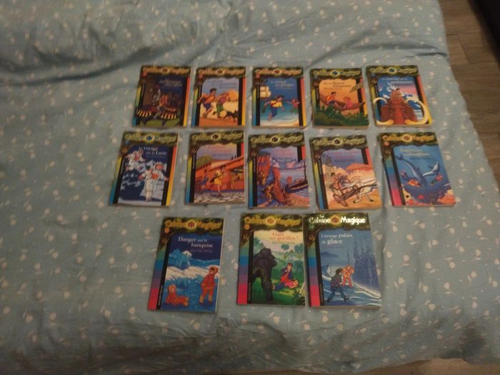 Lot de 13 livres "cabane magique"