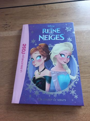Livre bibliotheque rose 6/8 ans reine des neiges tome 8