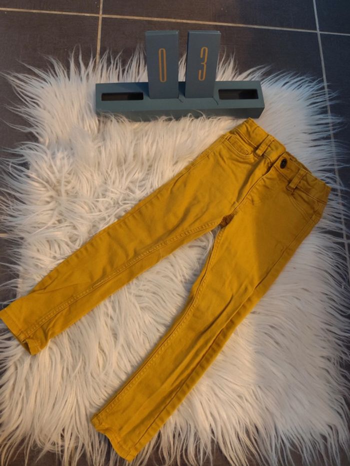 Jean's slim moutarde