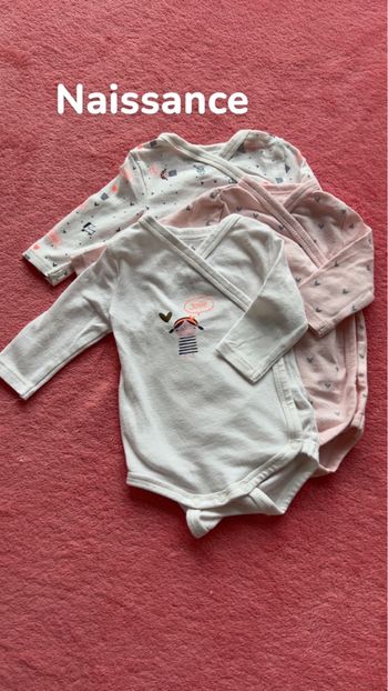 Lot de bodies manches longues