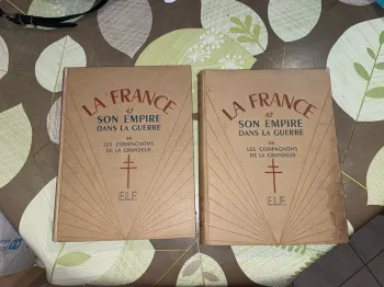 2 livre guerre « La France et son empire dans la guerre ou les compagnons de la grandeur »