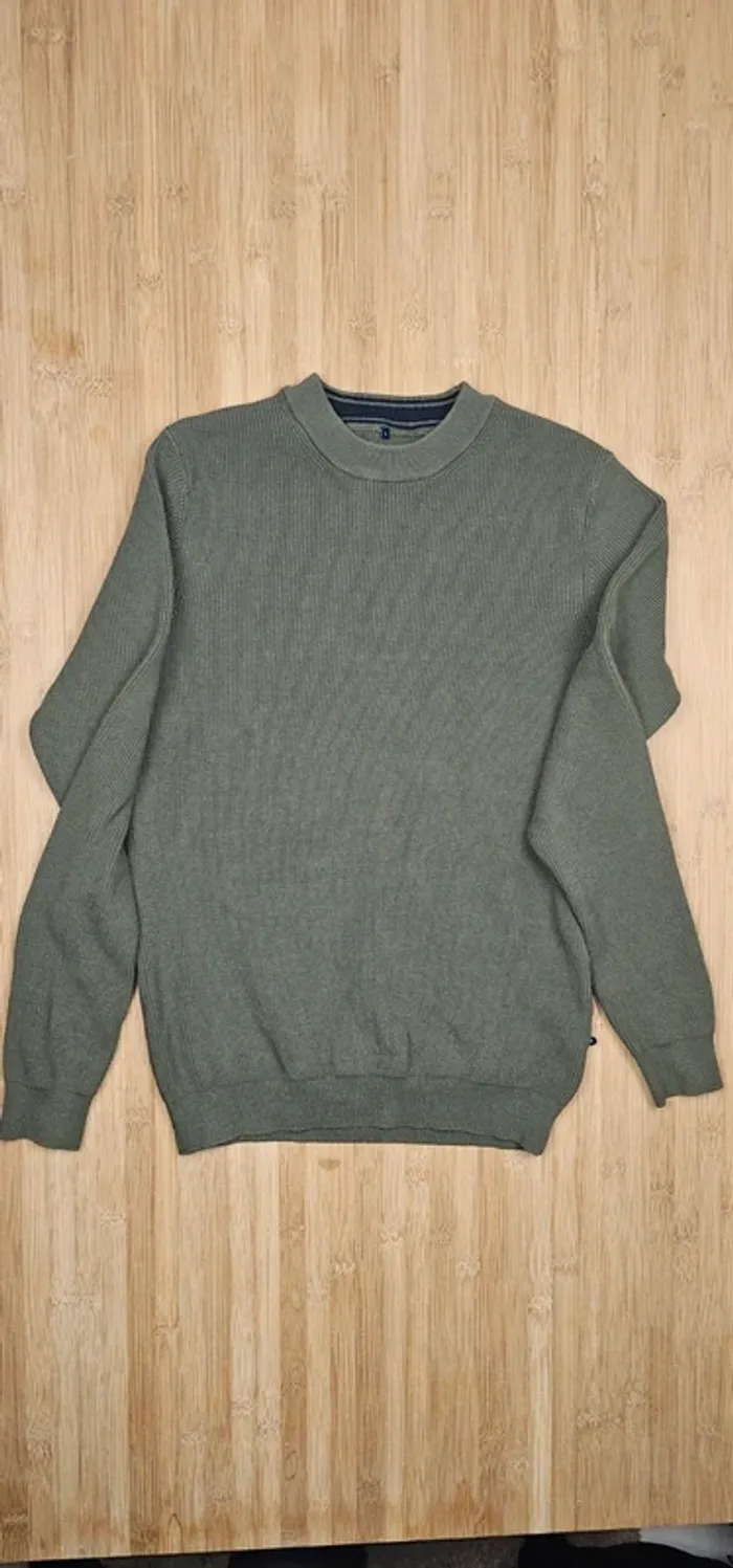Pull Bonobo vert pour homme - Taille S - photo numéro 2