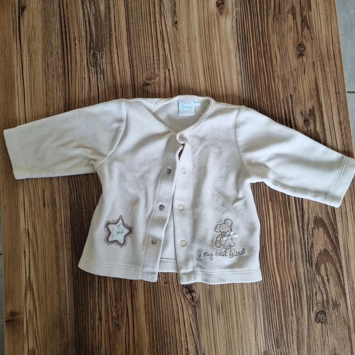 Gilet velours, 3/6 mois