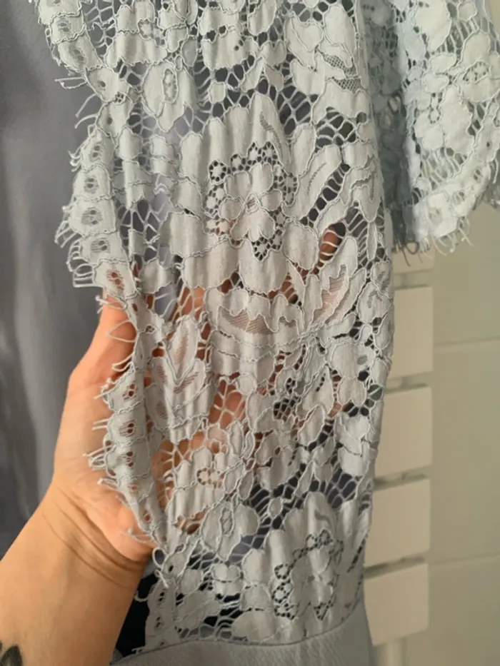 Robe bleu ciel dentelle Pimkie - photo numéro 3