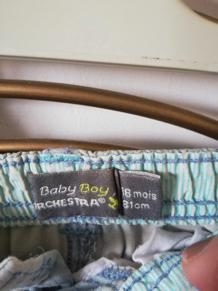 Bermuda en jeans Orchestra Taille 18 mois - photo numéro 3