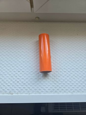 Film adhesifs permanent orange pour machine de découpe