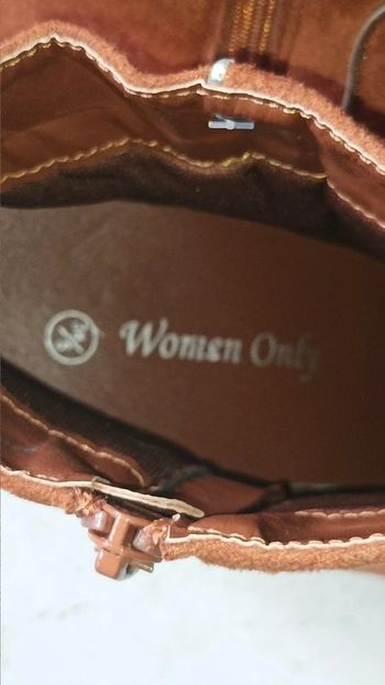 Bottines femme marron