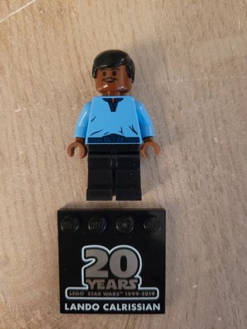 Figurine lego star wars
sw1027 Lando Calrissian, Cloud City Outfit (20th Anniversary Torso)