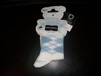 Chaussettes Olympia 24 26 neuves avec étiquette