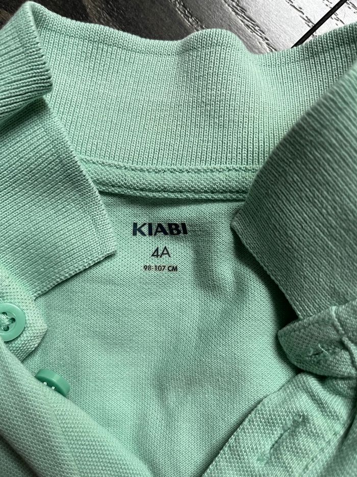 Polo Kiabi 4 ans  vert d’eau - photo numéro 3