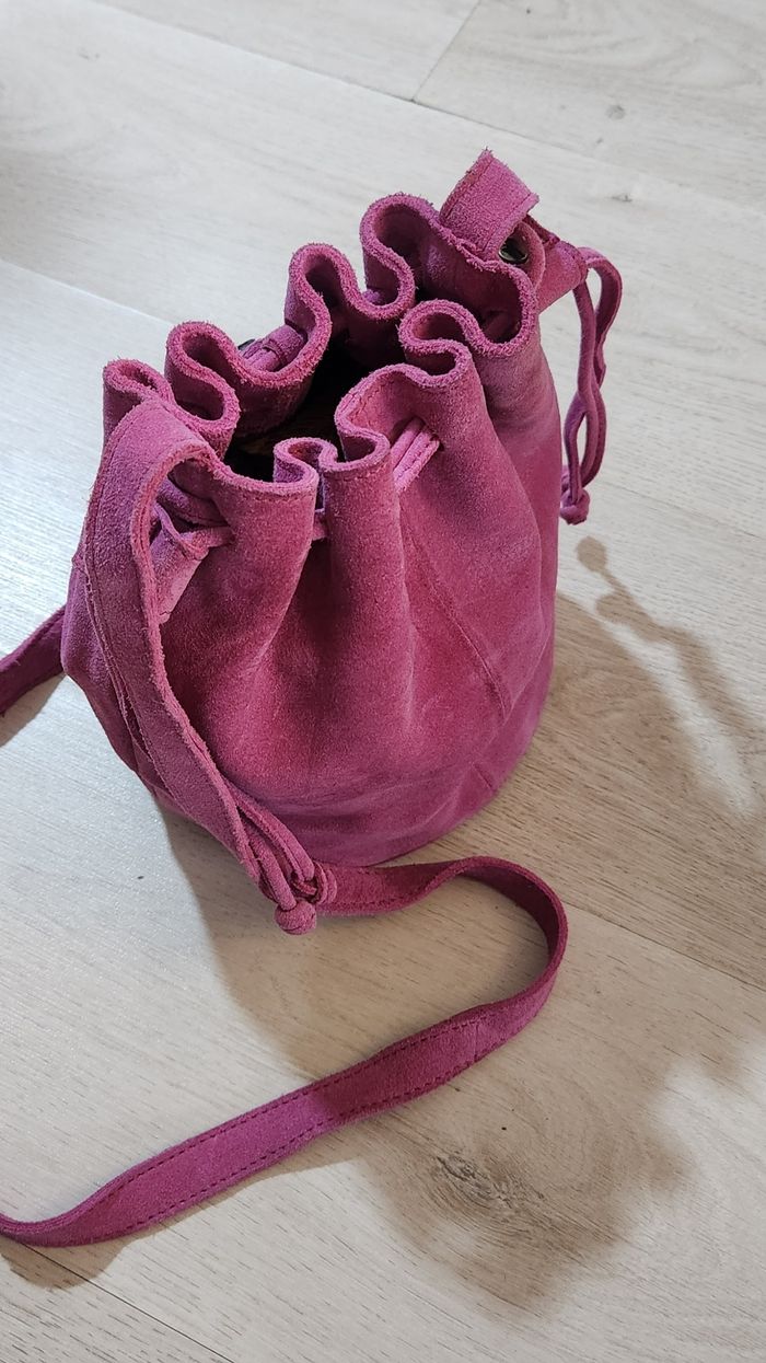 Sac a bandoulière en Vrai Cuir Promod - photo numéro 3