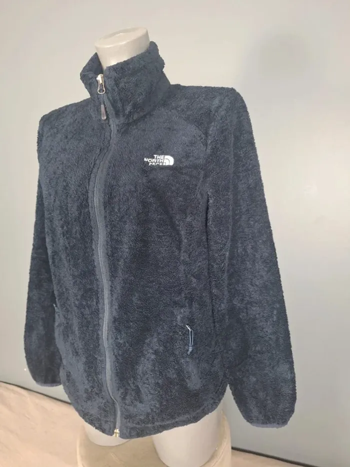 veste The North Face polaire femme zippée bleue – Taille S - brodé (607) - photo numéro 6