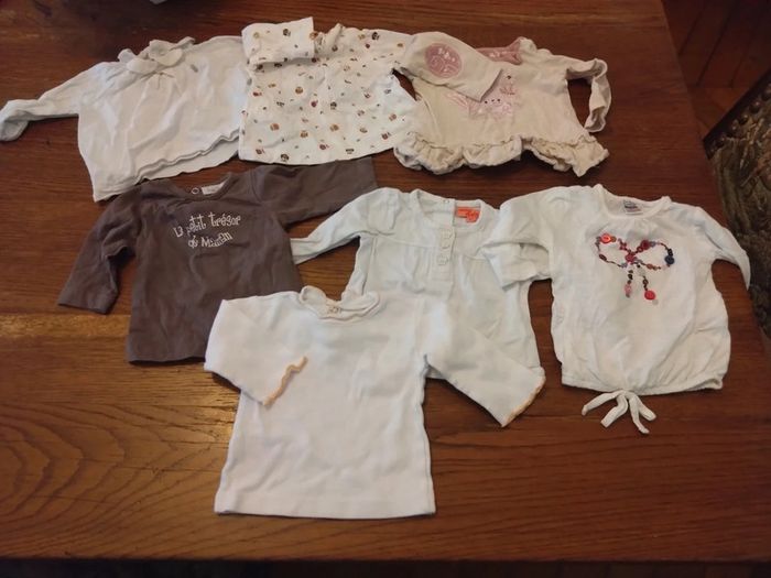 Lot de t shirt manches longues