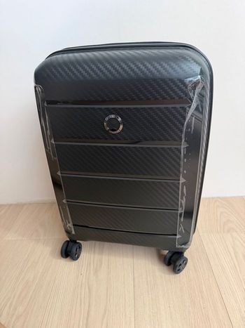 Valise noire Delsey 55 cm