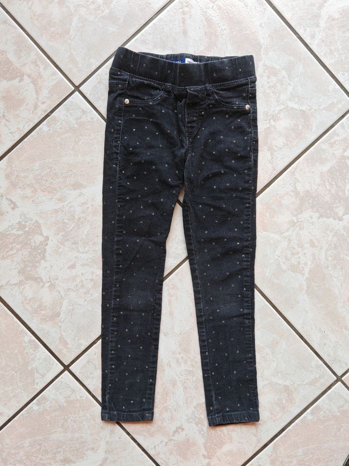 Tregging velours anthracite Okaïdi 5 ans