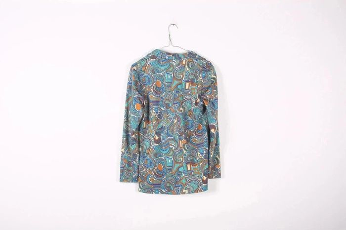 Blouse vintage 70's en laine mélangée (#240100) - photo numéro 2