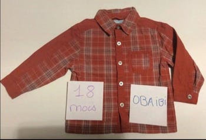 Chemise Obaïbi marron