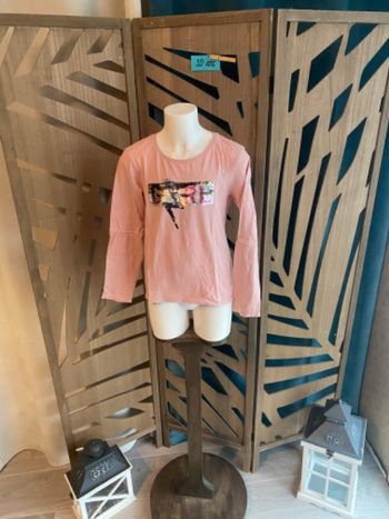 T-shirt fille 10ans à sequins réversibles