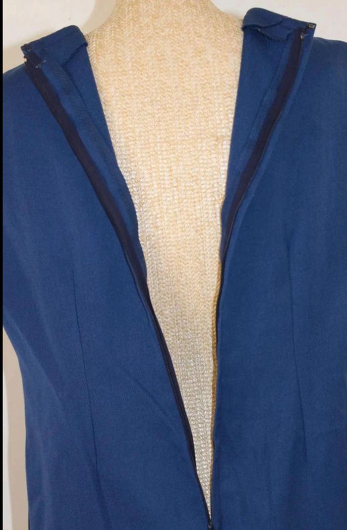 Robe bleu marine - Fait main - 46/48 - photo numéro 9