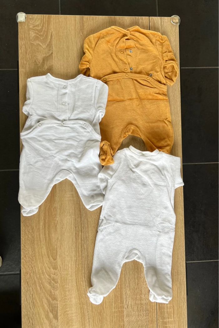 Lot 3 pyjamas dors-bien Kiabi Gemo 1 mois - photo numéro 2