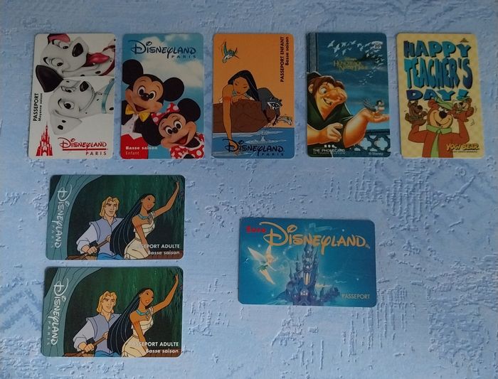 Carte passeport Disneyland
