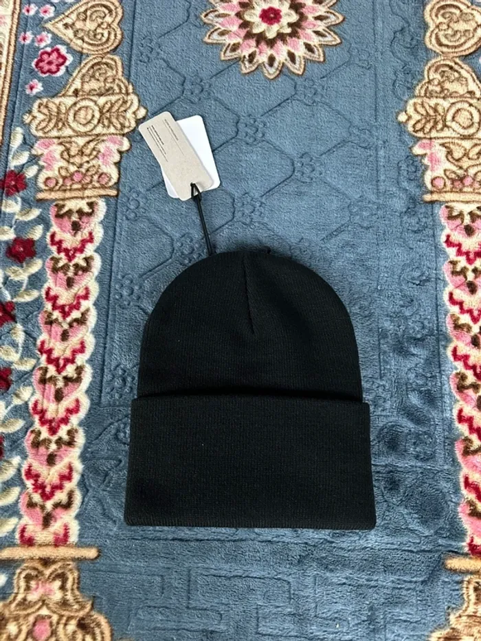 Bonnet Carhartt noir en taille unique - photo numéro 2