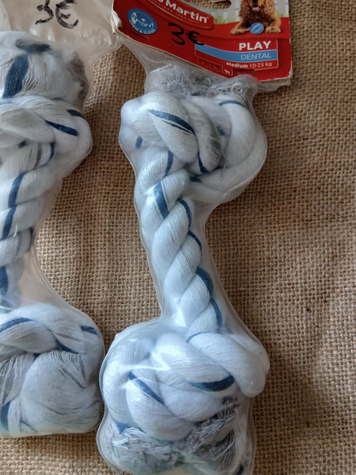 Lot de 3 jouets Cordes pour chien 10-25kg - photo numéro 2