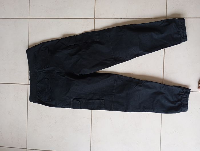 Pantalon cargo  neuf H&M  noir 12-13 ans garçon - photo numéro 2