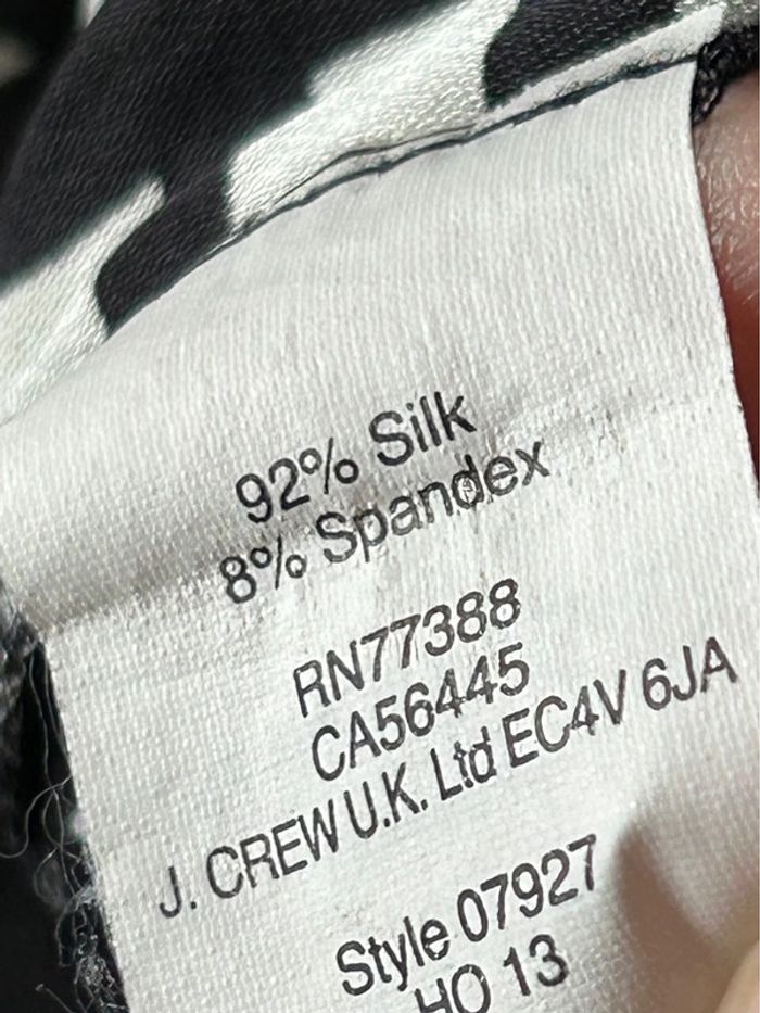 Blouse manches courtes en soie 38/40 J. Crew - photo numéro 4