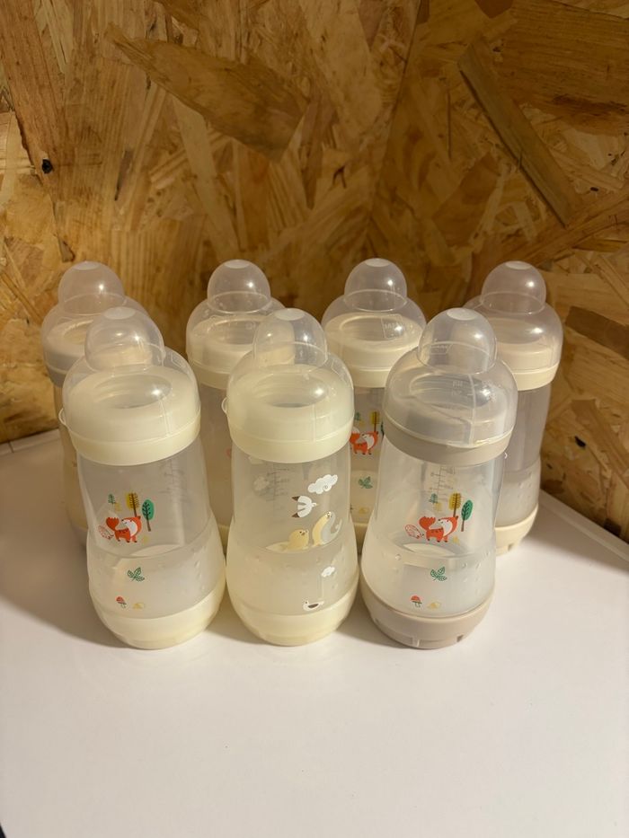 Lot biberon MAM Tbe