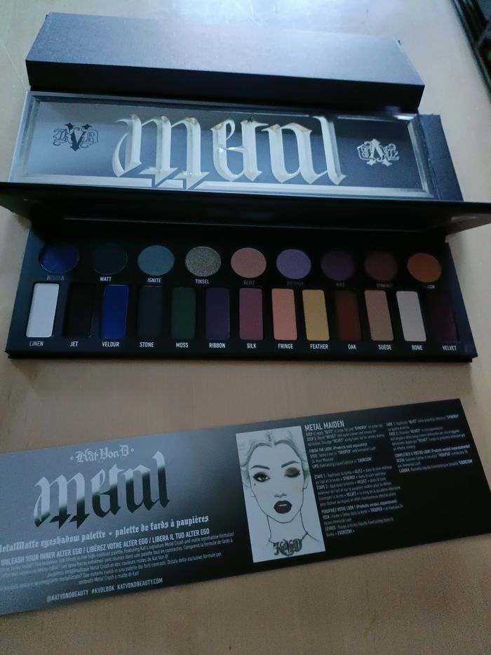 PALETTES METAL + SERPENTINA KAT VON D - photo numéro 3
